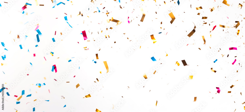 selective focus.Gold confetti falling.decoration and party celebration.generative ai technology selective focus.Gold confetti falling.decoration and party celebration.generative ai technology