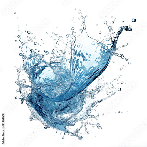 water splash element transparent background
