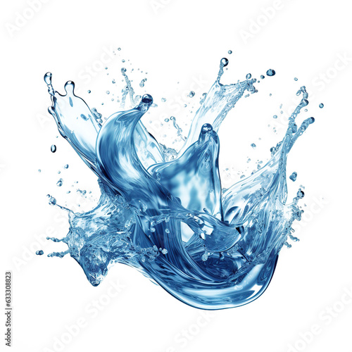 water splash element transparent background
