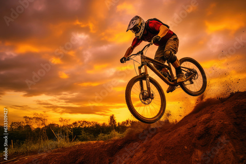 Chasing Sunsets: Biker's Path to Joy