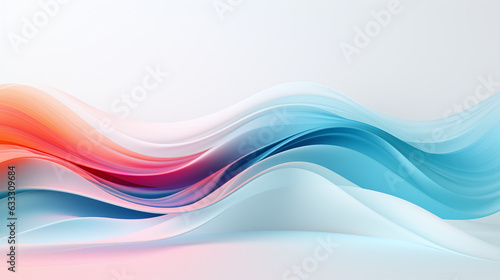 Multi Color Abstract Wave Background Image