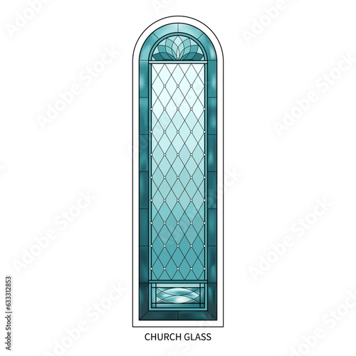 Church glass grade stained window.