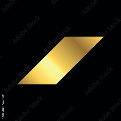 Free Download Gold Color Blank Ribbons in Flat Style Vector Template. Stickers for New Arrival shop product tags, new labels or sale posters and banners vector - GFXLoad
