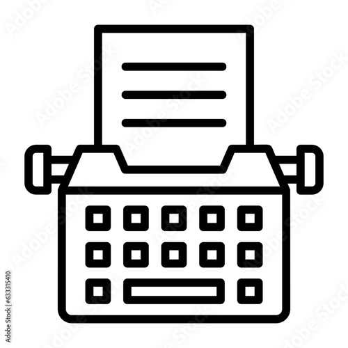 Writing machine, Keyboard device, Manual typewriter, Text writer, Word processor icon