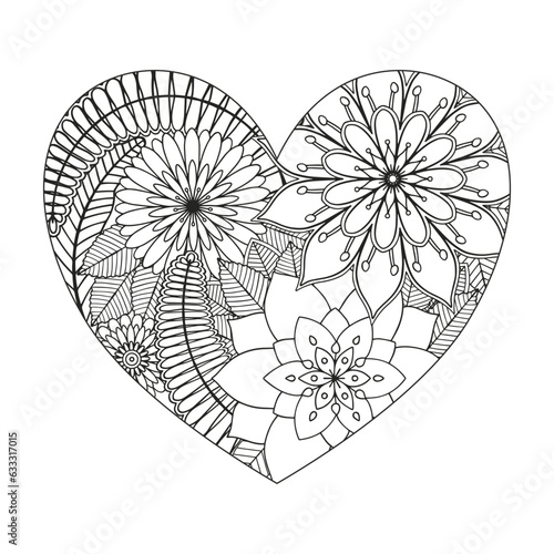 Coloring for children and adults. Nice activity to relieve stress.