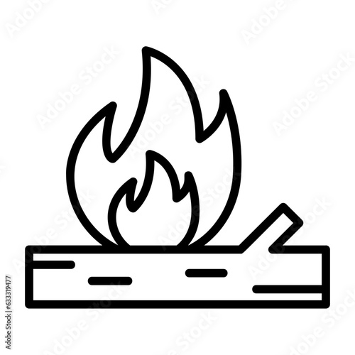 Bonfire, Blaze, Fire, Outdoor fire, Camp blaze icon
