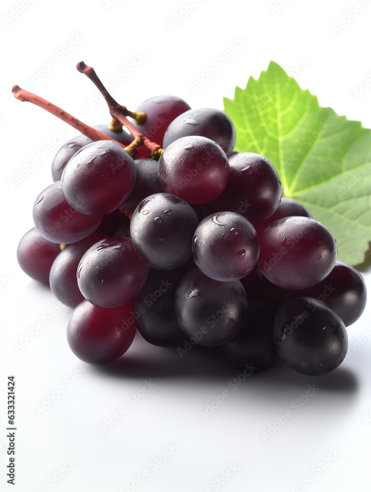 Fototapeta premium realistic fruits in white background