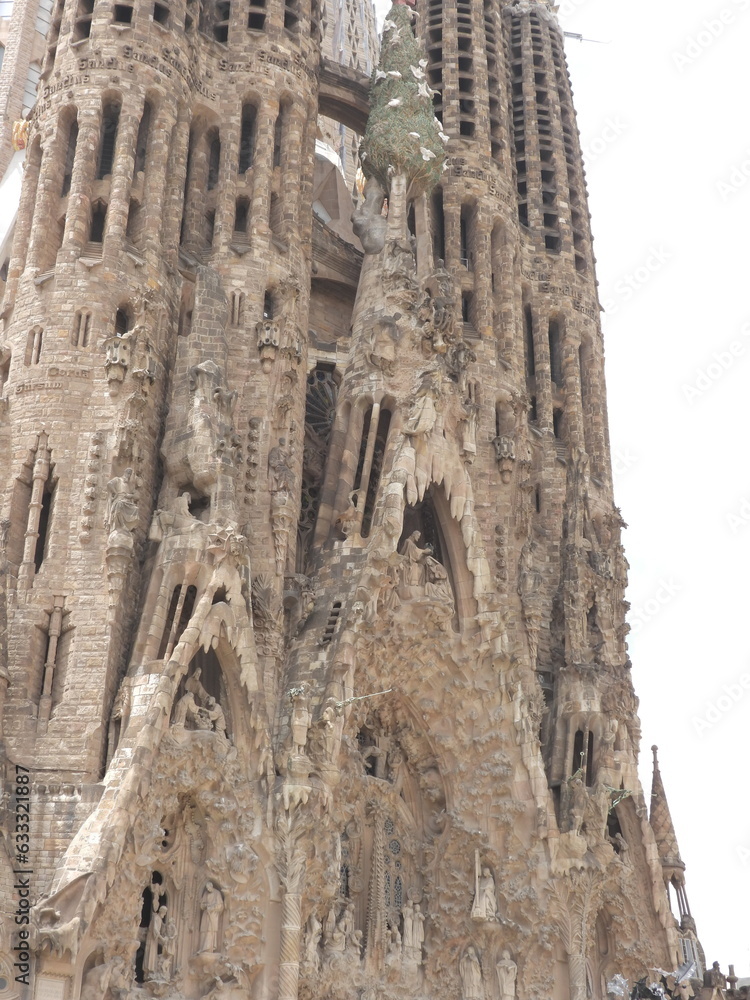 Spanien: Die Sagrada Familia in Barcelona, Katalonien, ein Meisterwerk der Baukunst von Gaudi