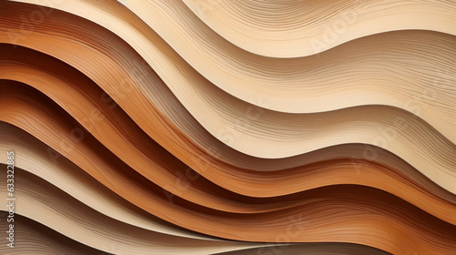 Luxury 3d Wooden pattern Panel With Wooden Background