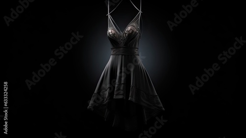 Sheer and delicate mesh babydoll adorned with embroidered cups, a captivating lingerie piece that combines sensuality and elegance. Generated by AI.