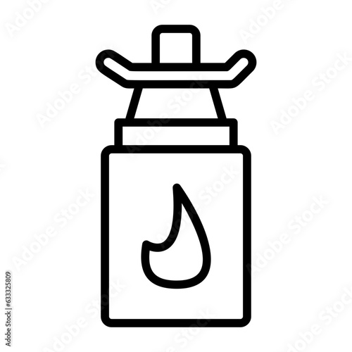 LPG canister, Propane cylinder, Fuel container, Gas cartridge, Camp fuel icon