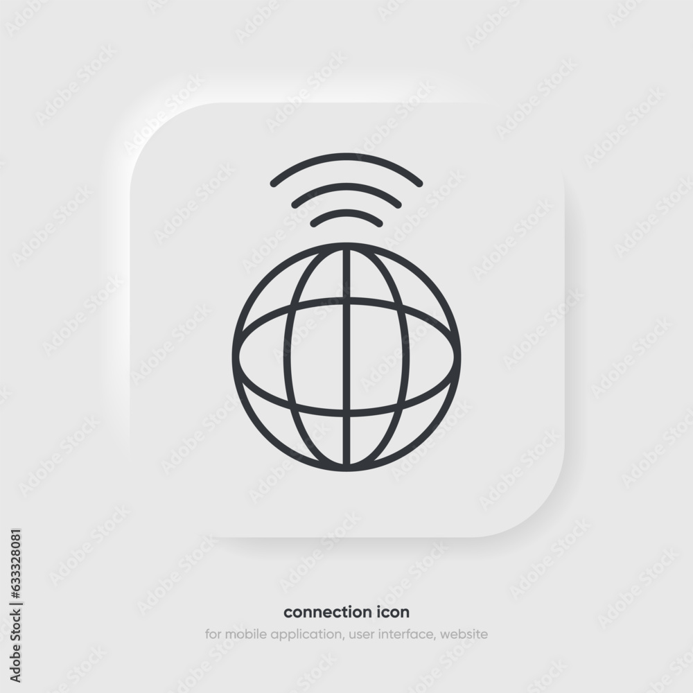 Web search symbol. Internet icon. Go to web icon. Http address sign. Globe network www website icon with isolated white background for UI UX mobile app Web search symbol. Internet icon. Go to web icon. Http address sign. Globe network www website icon with isolated white background for UI UX mobile app