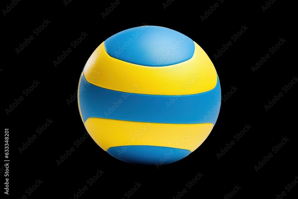 Fototapeta premium valleyball ball on white background