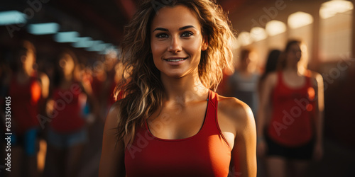 Fit and Focused: Female Athlete Prepared for a Running Session