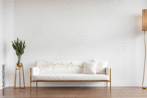 modern living room with sofa