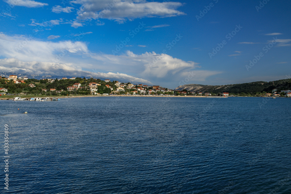 View of the town of Lopar on the island of Rab View of the town of Lopar on the island of Rab
