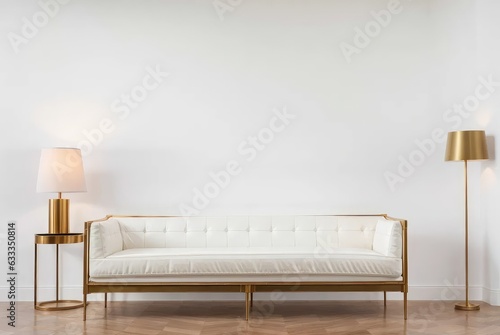 modern living room interior with sofa