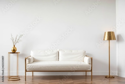 modern living room with sofa