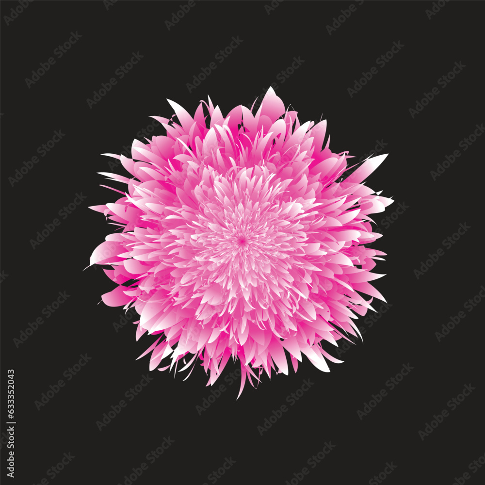 Gradient flower Colorful Background Illustration Flat Design Gradient flower Colorful Background Illustration Flat Design