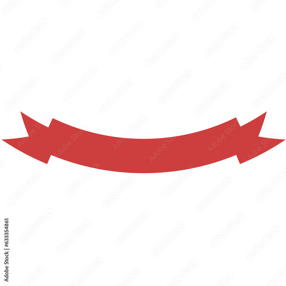 Digital png illustration of red ribbon banner on transparent background Digital png illustration of red ribbon banner on transparent background