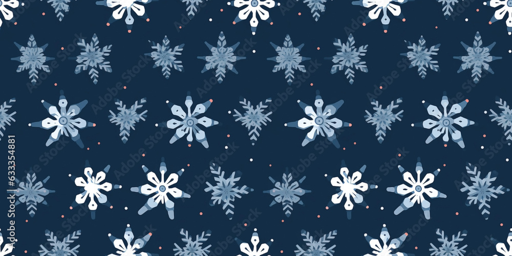 Interlocked snowflakes seamless christmas pattern background. Winter holiday season patterned wallpaper in the festive period. Interlocked snowflakes seamless christmas pattern background. Winter holiday season patterned wallpaper in the festive period.