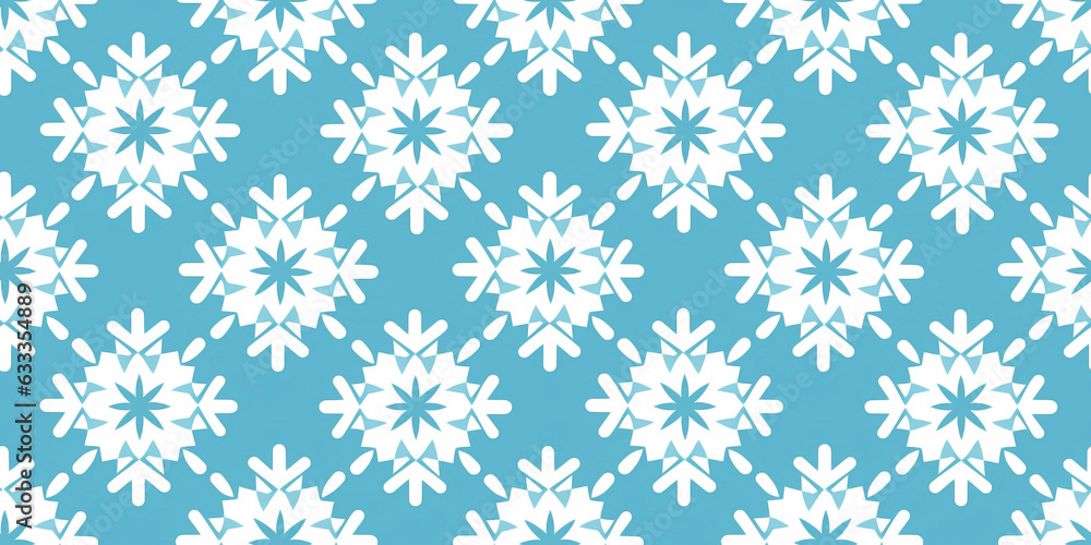 Interlocked snowflakes seamless christmas pattern background. Winter holiday season patterned wallpaper in the festive period. Interlocked snowflakes seamless christmas pattern background. Winter holiday season patterned wallpaper in the festive period.