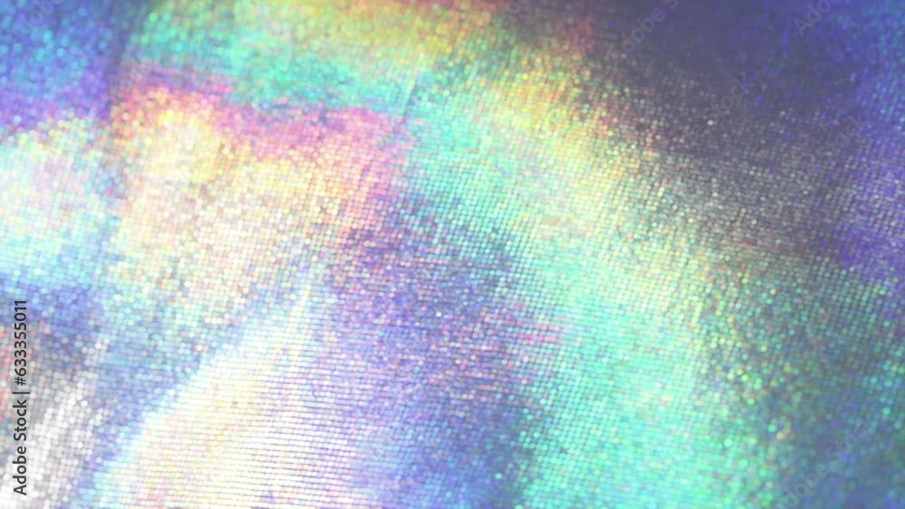 Metallic glitter holographic background. Slow motion rainbow colourful live wallpaper. Abstract trendy glittering colors. Best for intro, opener, video cover presentation. Can use in vertical position Metallic glitter holographic background. Slow motion rainbow colourful live wallpaper. Abstract trendy glittering colors. Best for intro, opener, video cover presentation. Can use in vertical position