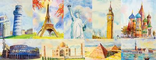 Travel Around World Sights