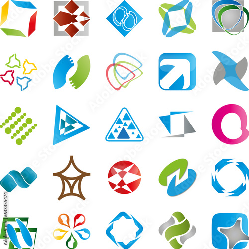 Große Logos Sammlung, Logo, Multimedia, Dienstleistungen, Buttons, Firmenlogos