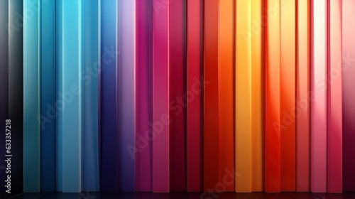 Colorful abstract background with lines, AI generative