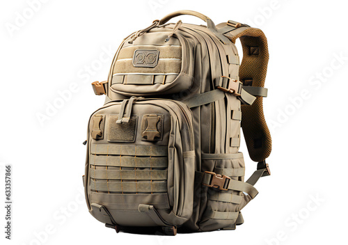 Backpack on Transparent Background