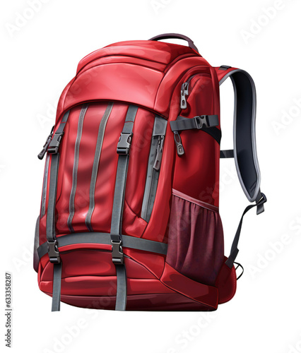 Backpack on Transparent Background