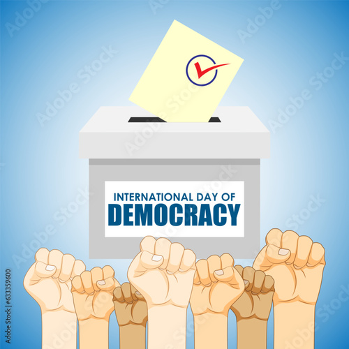 Vector illustration of International Day of Democracy banner
