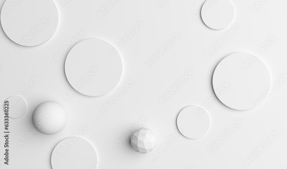Cylinder and sphere geometry on white backdrop abstract background, 3D illustrations rendering Cylinder and sphere geometry on white backdrop abstract background, 3D illustrations rendering
