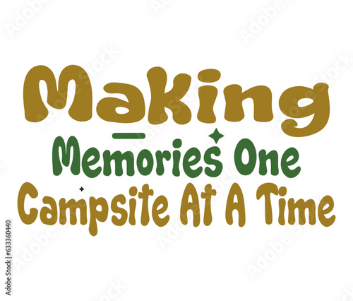 Retro Camping Craft Design. T-shirt Design. Illustration