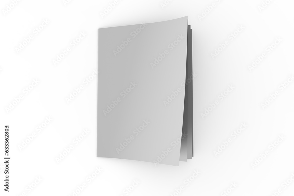 Obraz premium Digital png illustration of white book on transparent background