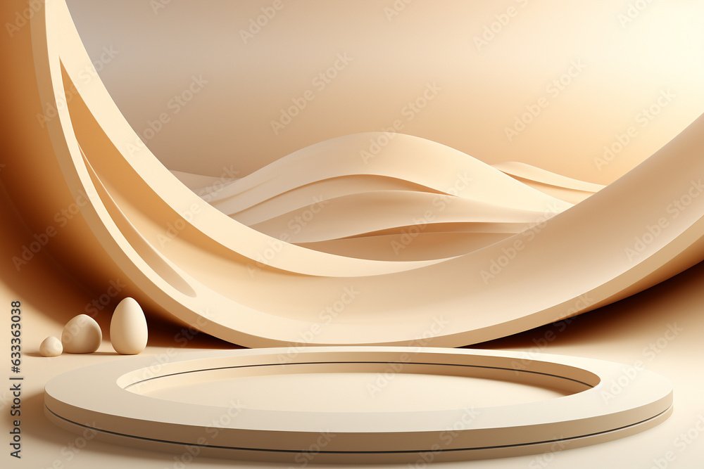 Fototapeta premium Creative abstract digital wallpaper background vector illustration or texture. Ai generated