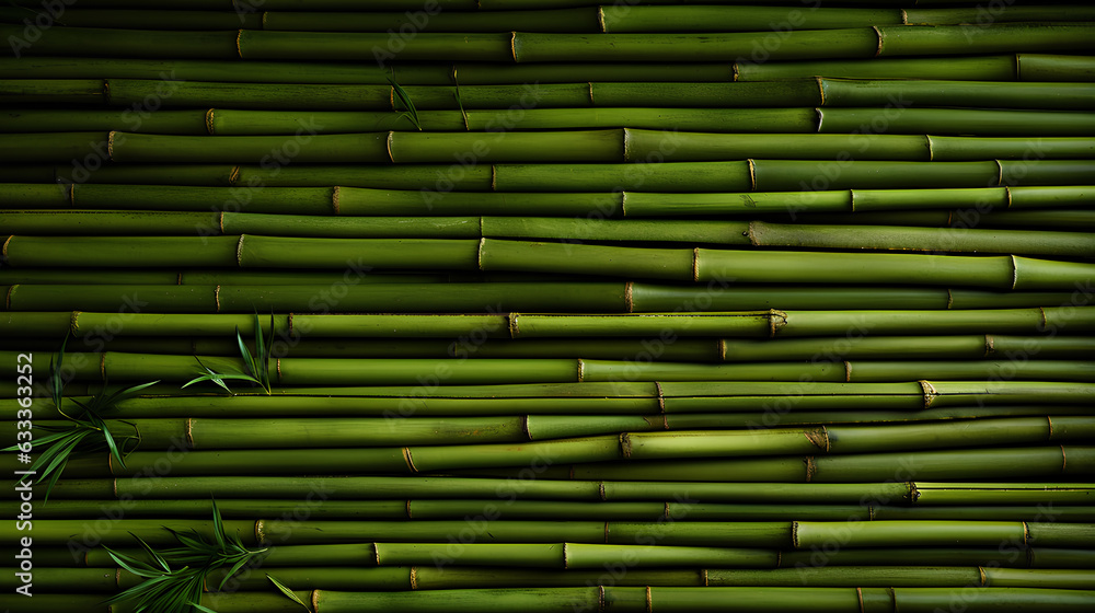 green bamboo background, close up. top view with copy space. green bamboo background, close up. top view with copy space.