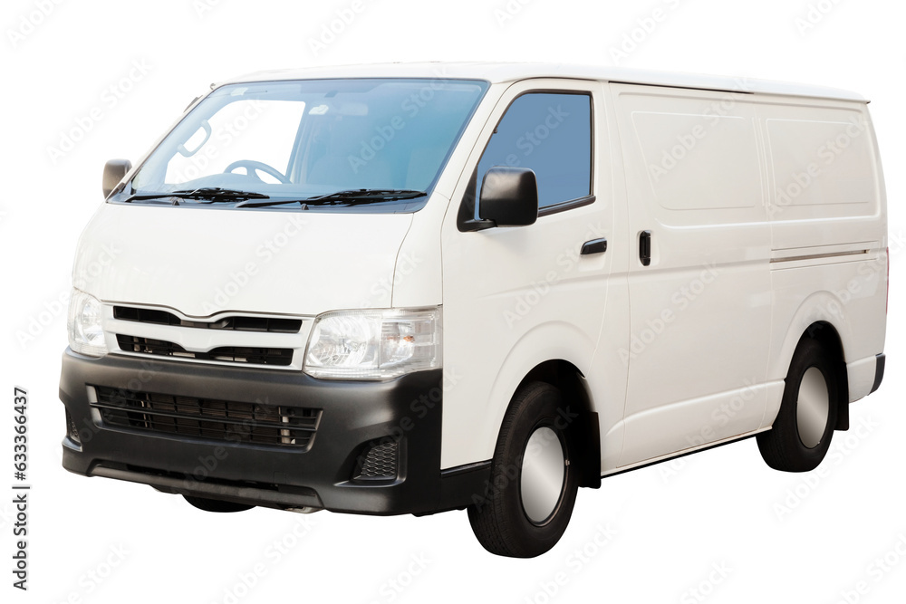 Digital png illustration of white van on transparent background Digital png illustration of white van on transparent background