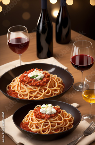 /files/editor_images/mPlate of delicious spaghetti Bolognaise or Bolognese with savory minced beef and tomato sauce garnished with parmesan cheese photo