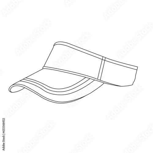 Golf hat icon