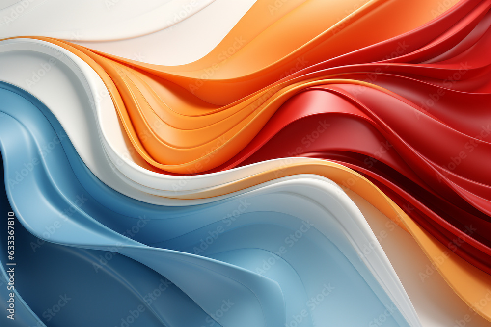 Obraz premium Creative abstract digital wallpaper background vector illustration or texture. Ai generated