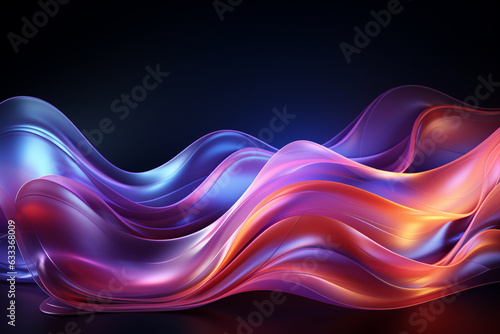 Creative abstract digital wallpaper background vector illustration or texture. Ai generated
