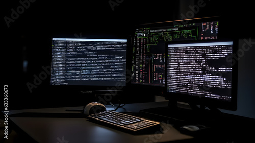 Programming code screen monitor technology generative AI
