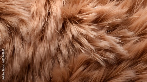 Close-up of brown fur texture