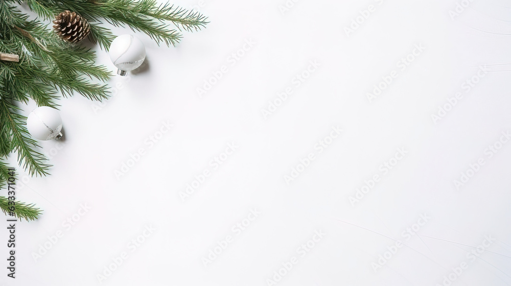 a minimalist Christmas background with copy space a minimalist Christmas background with copy space