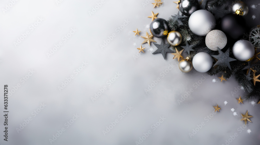 a minimalist Christmas background with copy space a minimalist Christmas background with copy space