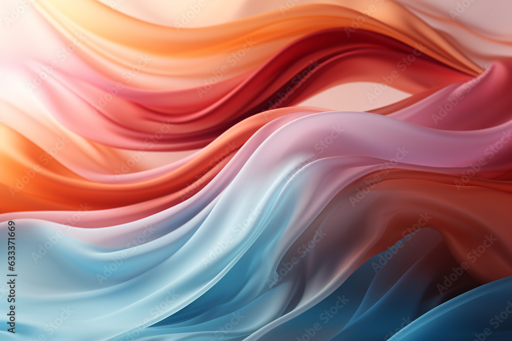 Fototapeta premium Creative abstract digital wallpaper background vector illustration or texture. Ai generated