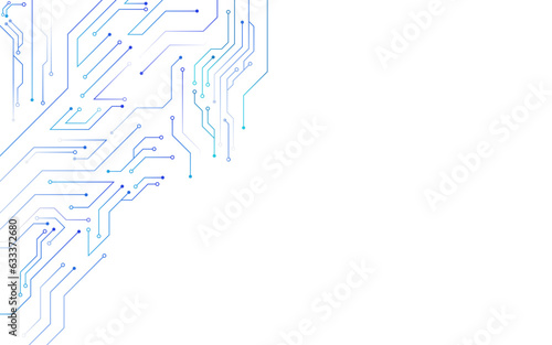 White Technology Background Circuit Diagrams