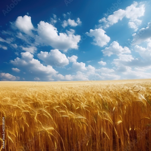 Golden Wheat Fields at Sunset - Studio Backdrops, Photoshop Overlays